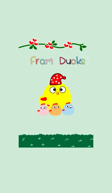 [LINE着せ替え] Farm Ducksの画像1