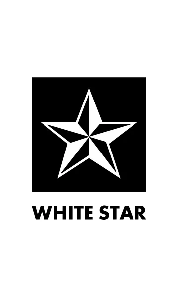 [LINE着せ替え] ホワイト スター スタイルの画像1