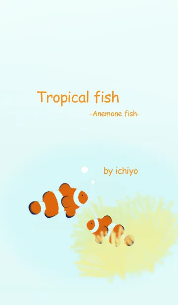 [LINE着せ替え] Tropical fish -Anemone fish-の画像1