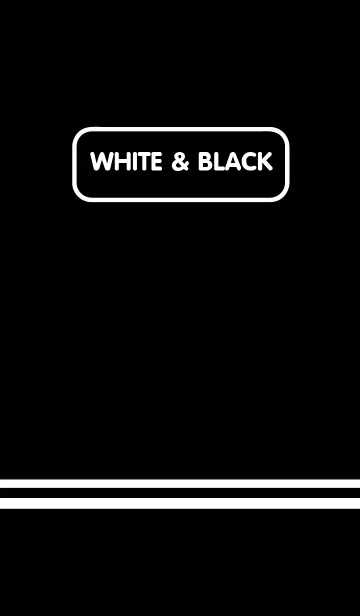 [LINE着せ替え] White ＆ Black theme(jp)の画像1