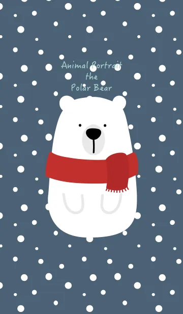 [LINE着せ替え] Animal Portrait - The Polar Bearの画像1