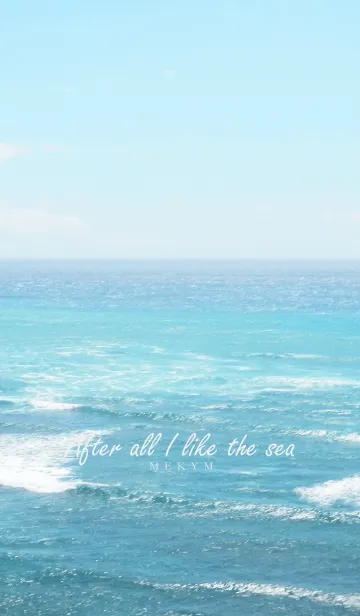 [LINE着せ替え] After all I like the sea 12の画像1