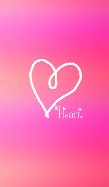 [LINE着せ替え] 手書きハート☆の画像1