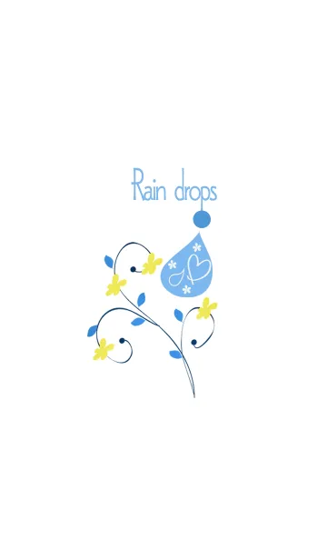 [LINE着せ替え] artwork_Raindrops2の画像1