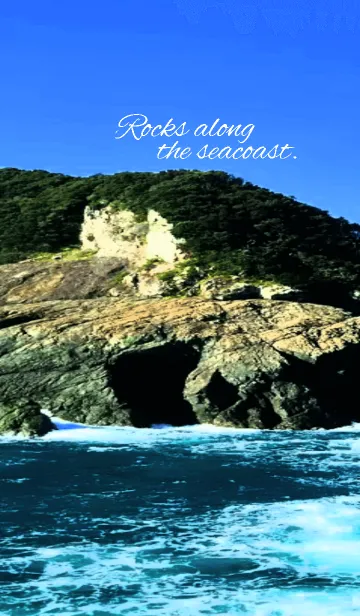 rocks along the seacoast.の着せ替えメイン画像