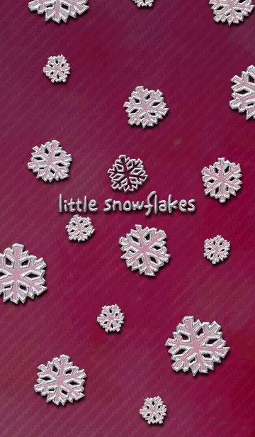 [LINE着せ替え] little snowflakes 02の画像1