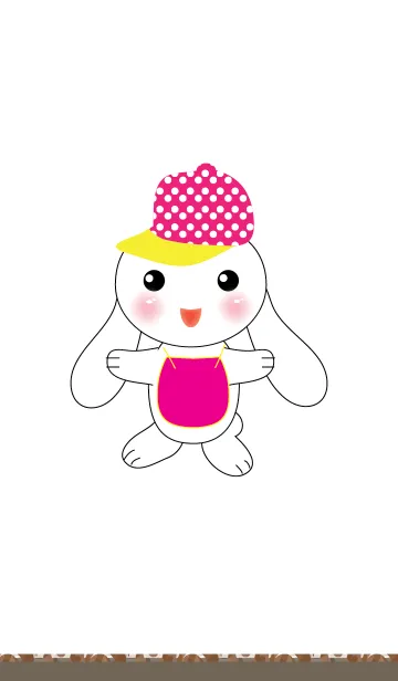 [LINE着せ替え] Cute rabbit theme v.1の画像1