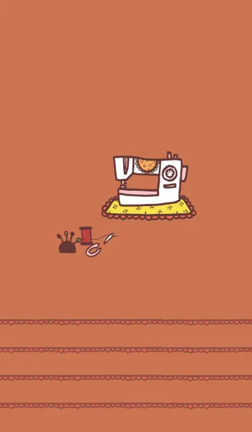 [LINE着せ替え] 私の幸せな縫製時間の画像1