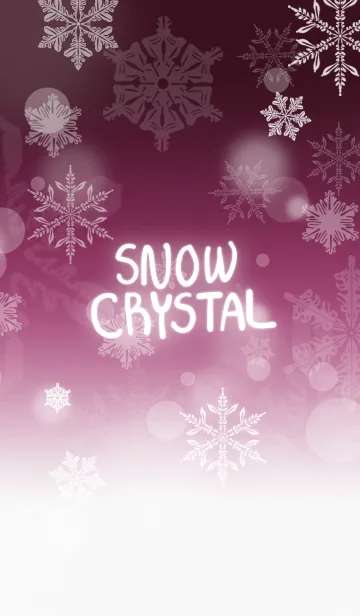[LINE着せ替え] Winter_Snow crystal_002の画像1