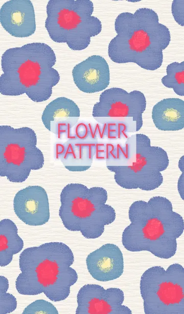 [LINE着せ替え] 花柄4 ～和テイストの北欧風～の画像1