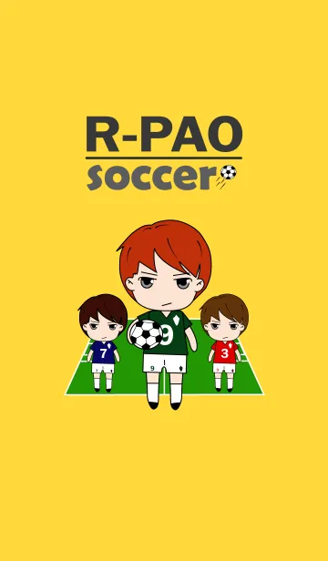 [LINE着せ替え] R-PAO サッカー : 可愛い , 面白いの画像1