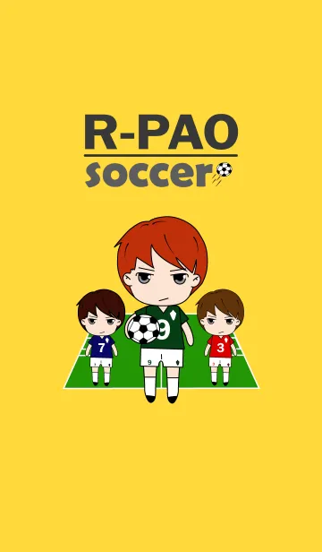 R-PAO サッカー : 可愛い , 面白いのLINE着せ替え