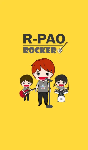 R-PAO Rocker : Rock 歌手のLINE着せ替え