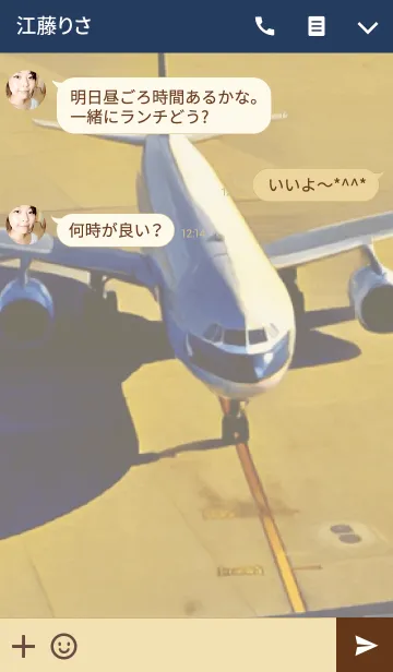 [LINE着せ替え] Airport and Airplane(For Japan)の画像3