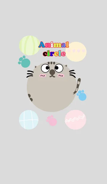 [LINE着せ替え] Animal Circleの画像1