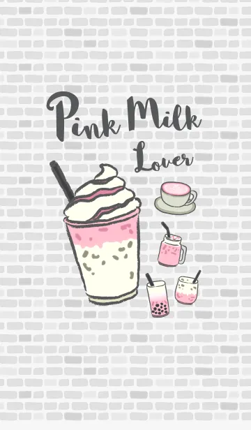 [LINE着せ替え] Pink Milk Lover (JP)の画像1