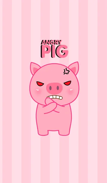 [LINE着せ替え] Angry Pig Theme(jp)の画像1