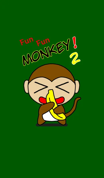 [LINE着せ替え] Fan Fan Monkey！ 2の画像1