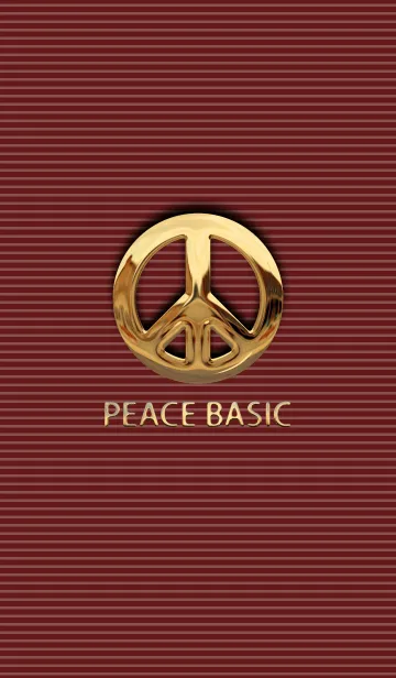 [LINE着せ替え] PEACE BASIC -GOLD-の画像1