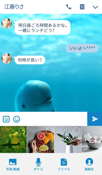 [LINE着せ替え] Hello Helloの画像4
