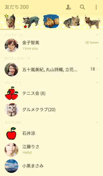 [LINE着せ替え] かわいいヨーキー ＠ペットグランプリの画像2