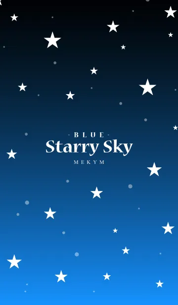 [LINE着せ替え] - Starry Sky Blue 2 -の画像1