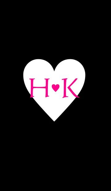 [LINE着せ替え] Initial "H ＆ K"の画像1