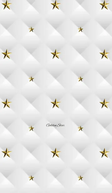 [LINE着せ替え] ☆Golden Star★ White Ver.の画像1