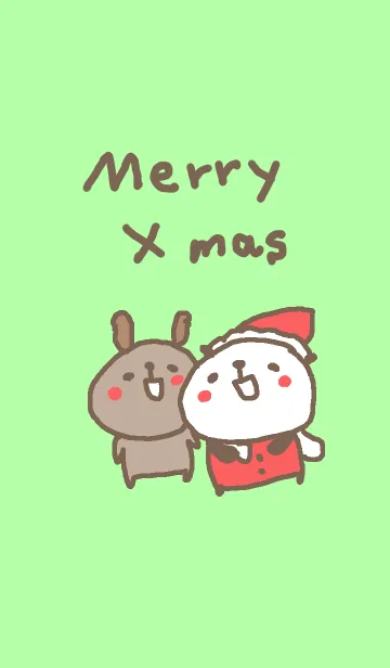 クリスマスパンダ着せ替えの着せ替えメイン画像