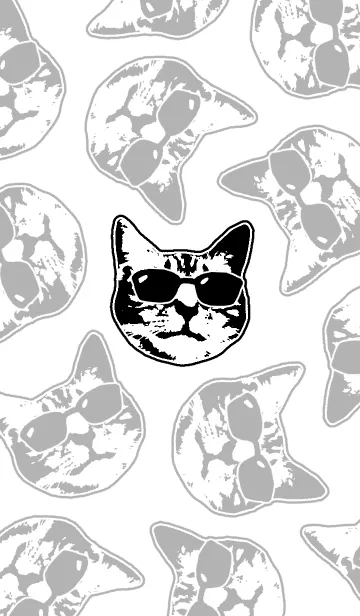 [LINE着せ替え] サングラス猫@ペットグランプリの画像1
