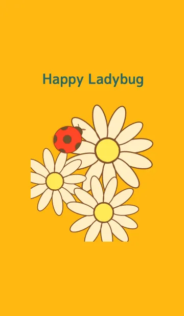 [LINE着せ替え] Happy Ladybugの画像1