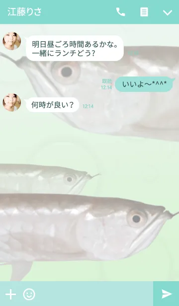 [LINE着せ替え] うちのアロワナ＠ペットグランプリの画像3