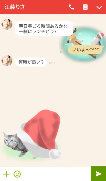 [LINE着せ替え] 【A/Wねこ】＠ペットグランプリの画像3