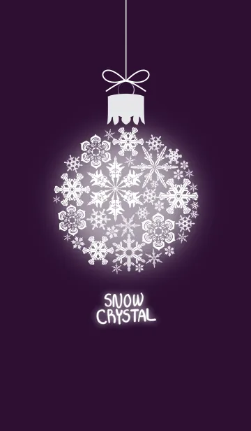 [LINE着せ替え] Winter_Snow crystal_010の画像1