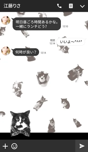 [LINE着せ替え] メインクーンのオレオ2＠ペットグランプリの画像3