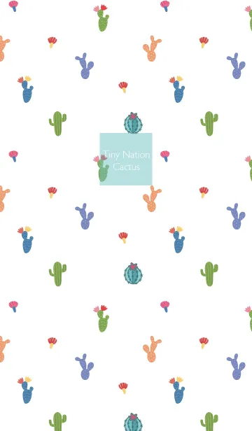 [LINE着せ替え] Tiny Nation - Cactusの画像1