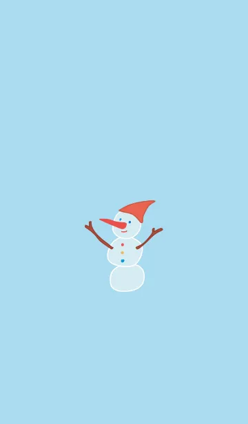 [LINE着せ替え] Simple Doodles Snowmanの画像1