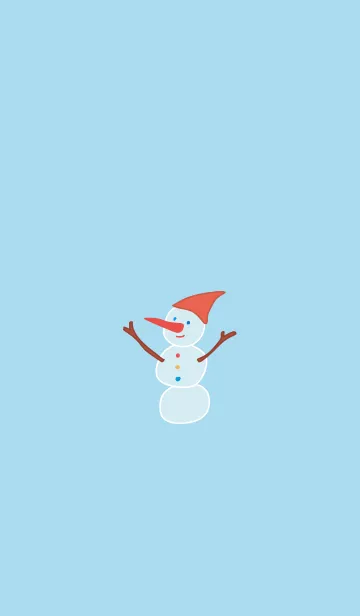 Simple Doodles Snowmanの着せ替えメイン画像