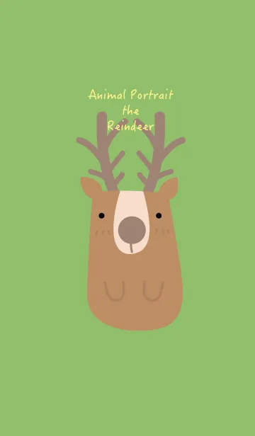 [LINE着せ替え] Animal Portrait - Reindeerの画像1