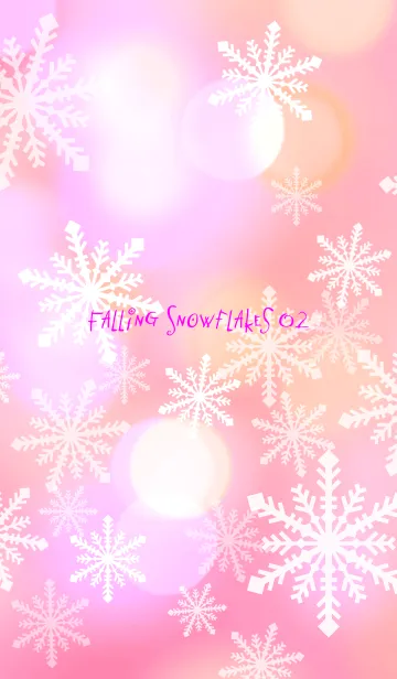 Falling Snowflakes 02の着せ替えメイン画像