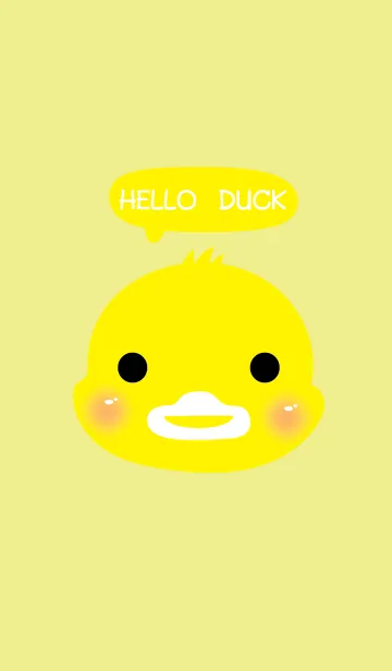 Hello duck theme v.1の着せ替えメイン画像