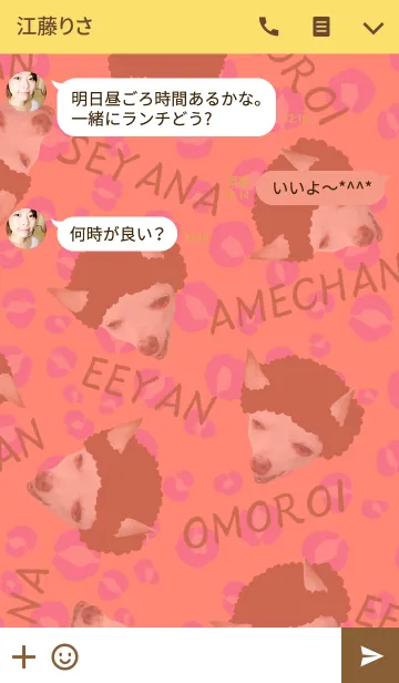 [LINE着せ替え] 大阪のおばちゃん犬＠ペットグランプリの画像3