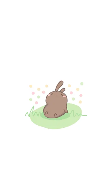 rabbit staring-100の着せ替えメイン画像