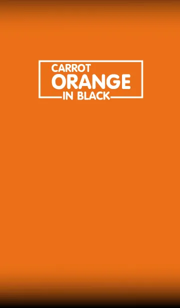 [LINE着せ替え] Carrot Orange ＆ Black Theme(jp)の画像1