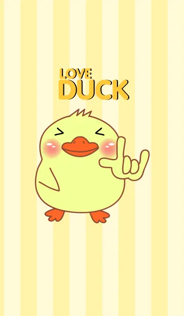[LINE着せ替え] I Love Duck Theme(jp)の画像1