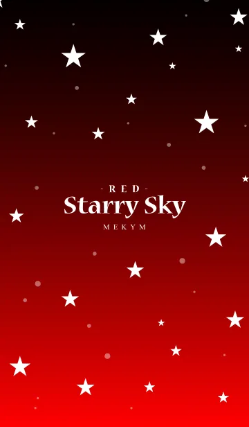 [LINE着せ替え] - Starry Sky RED -の画像1