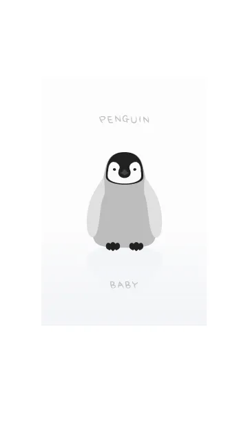 [LINE着せ替え] ペンギンの赤ちゃんの画像1