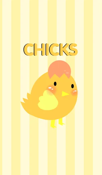[LINE着せ替え] Cute Chicks Theme(jp)の画像1