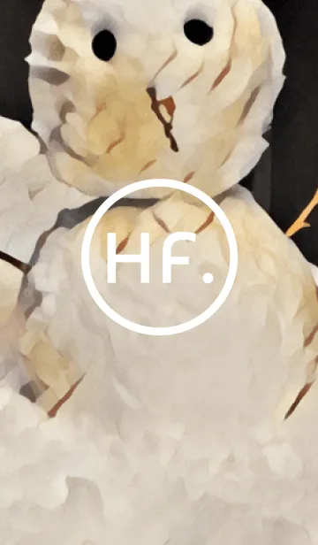 [LINE着せ替え] Simple is the Best 80 (snowman/flake)の画像1