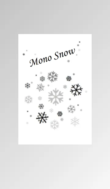 [LINE着せ替え] MONO SNOWの画像1